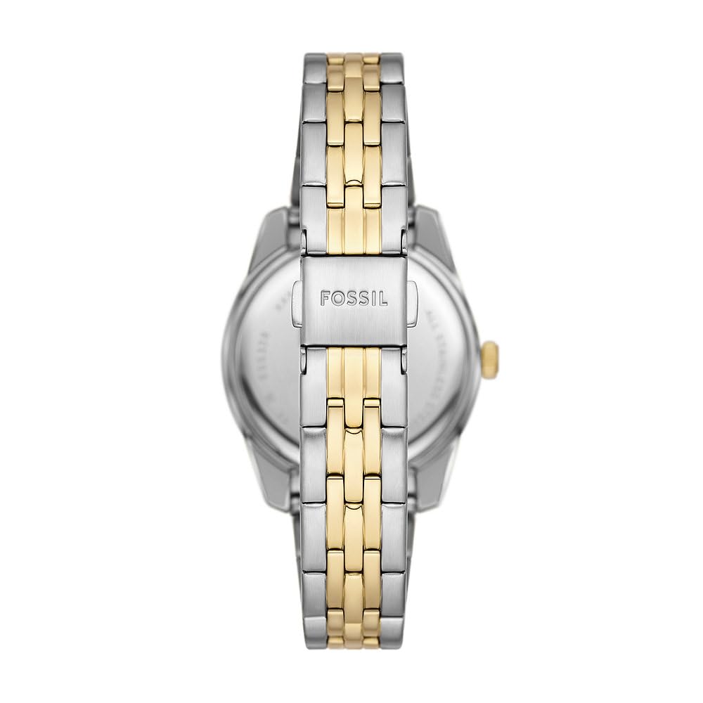 Fossil Scarlette Three-Hand Date Two-Tone Stainless Steel Watch - ES5337