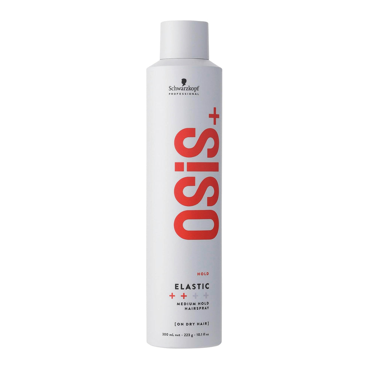 Schwarzkopf Professional OSiS Elastic Hairspray Layerable Hairspray For Styling Brushable Finish Without Flaking Anti Humidity Heat Protection Medium Hold 300 ml