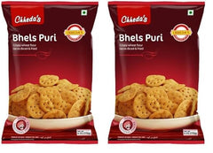 Chheda's Bhels Puri | Authentic Namkeen Snacks - 170gm (Pack of 2)