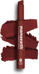 Mamaearth Moisture Matte Long Stay Lipstick, 16 Hazelnut Brown - 2g