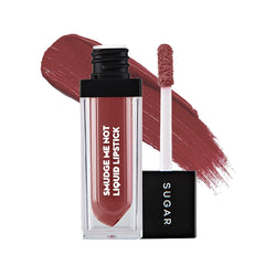 SUGAR Cosmetics Smudge Me Not Liquid Lipstick 12 Don Fawn (Yellow Brown), 4.5 ml