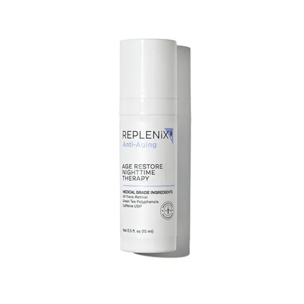 Replenix Age Restore Nighttime Therapy Face Cream, Anti-Aging Medical-Grade Facial Moisturizer for Mature & Dry Skin .