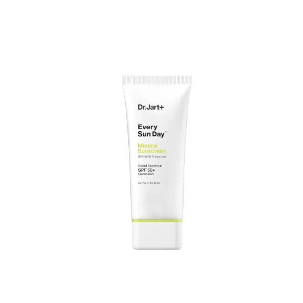 Dr.Jart+ Every Sun Day Mineral Korean Sunscreen SPF 50+ for Face | Korean Skin Care | Travel Size, 1.69 Fl Oz