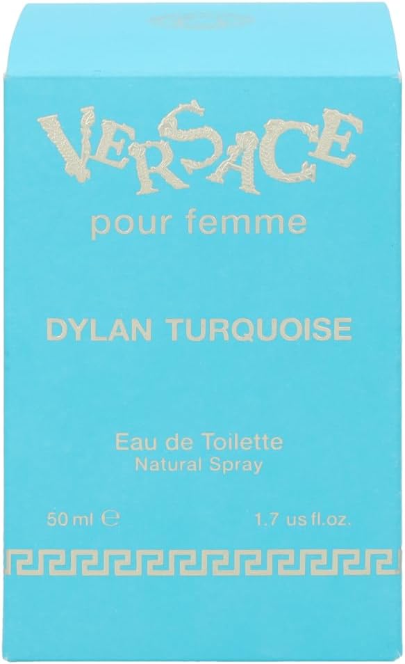 Versace Dylan Turquoise Eau De Toilette Natural Spray, 50 ML