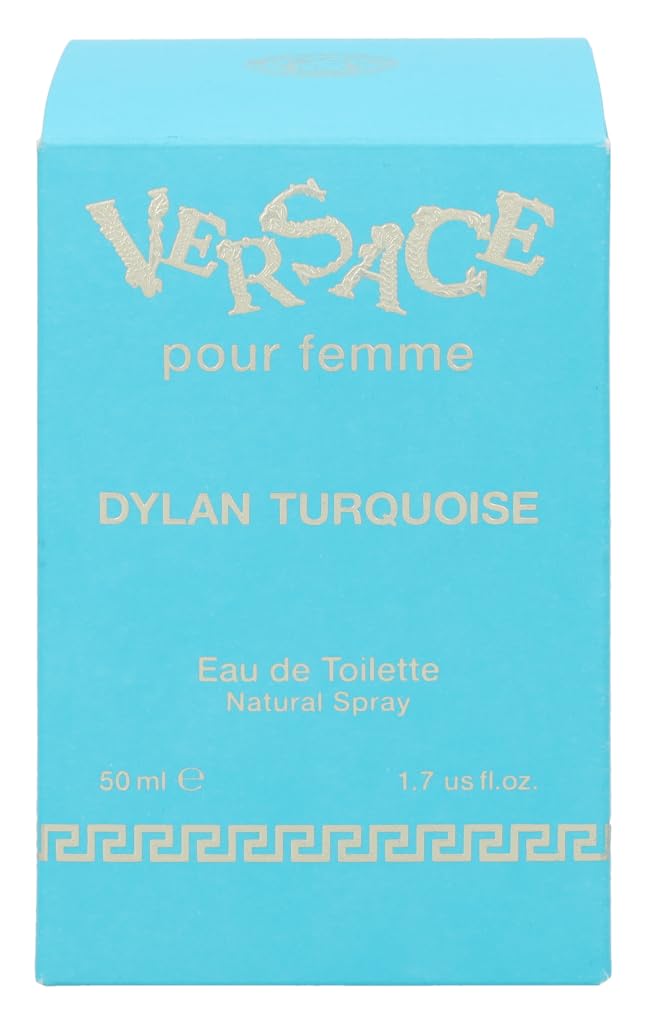 Versace Dylan Turquoise Eau De Toilette Natural Spray, 50 ML