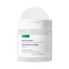 EcoQuilberry Botanical Pool Toner Pads (70 Sheets/220ml) | Immerse Yourself in Hydrating Korean Skincare and Gentle Exfoliation, Large Soft Pad for Sensitive Skin, High Acid