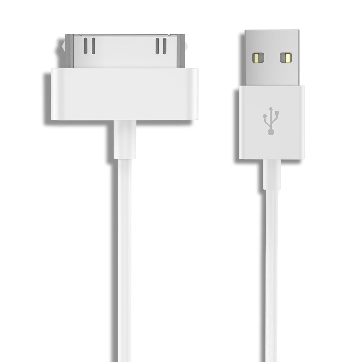 IEOVIEE iPhone 4s/4 Cable, 30-Pin USB Sync and Charging Data Cable for iPhone 4/4S/3G/3GS, iPad 1/2/3, and iPod 1/2/3/4/5/6 (White)