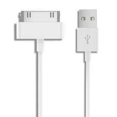 IEOVIEE iPhone 4s/4 Cable, 30-Pin USB Sync and Charging Data Cable for iPhone 4/4S/3G/3GS, iPad 1/2/3, and iPod 1/2/3/4/5/6 (White)