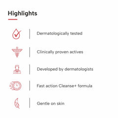 DERMATOUCH Bright & Even Tone Face Wash with Niacinamide, Vitamin E and Kojic Acid | Daily Gentle Face Cleanser For Tan, Pigmentation, Uneven Tone - 30G