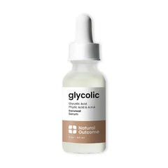Glycolic Acid Renewal Serum by Natural Outcome for Women - 2 oz Serum