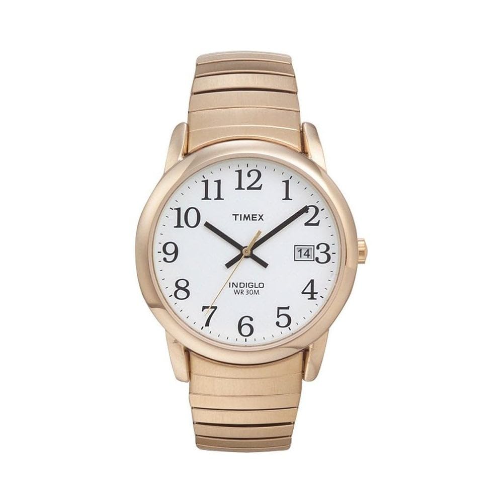 Timex Easy Reader Date Expansion Band Watch - Gold-Tone