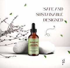 ROSEMARY MINT, SCALP & HAIR OIL, INFUSED W/BIOTIN & ENCOURGES GROWTH, FOR DAILY USE, SCALP TREATMENT, SPLIT END CARE & STRENGTHENING OIL