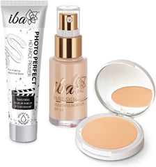 Iba Primer + Foundation + Compact Combo (Ivory Fair)