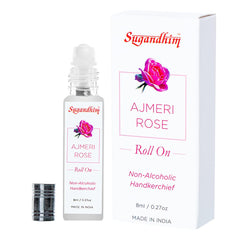 Roll On Attar Ittar Ajmeri Rose(Gulaab), For Unisex, 8 Ml
