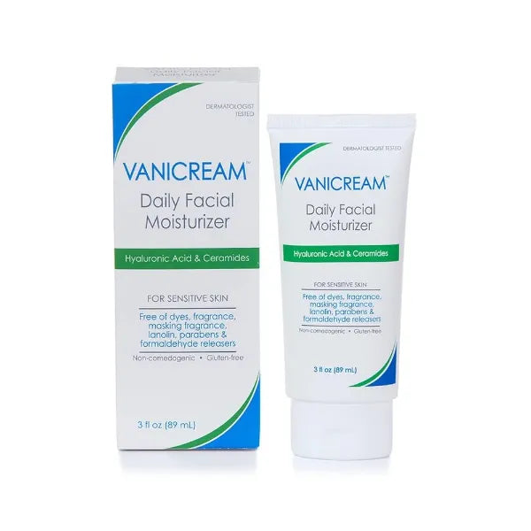 Vanicream Daily Facial Moisturizer Formulated Without Common Irritants for Those with Sensitive Skin 3 fl oz.