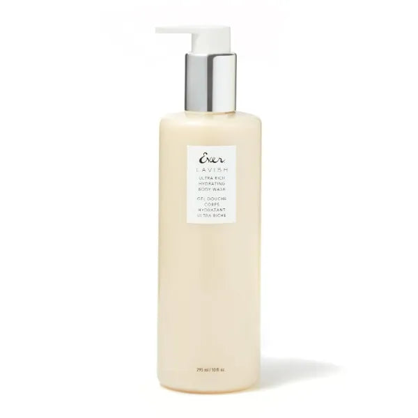 EVER Lavish Ultra Rich Hydrating Body Wash – Shea Butter, Argan & Coconut Oils with Superfruit Antioxidants & Hyaluronic Acid – Moisturizing Citrus-Vanilla Scent, 10 fl oz