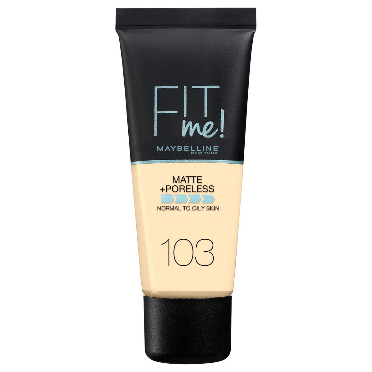 Maybelline New York Fit me! Matte & Poreless Make-up Nr. 103 Pure Ivory, 30 ml