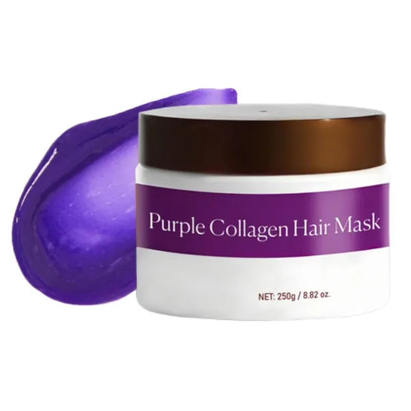KOEC Purple Collagen Hair Mask & Toner – Deep Moisturizing Repair for Blonde, Brassy, Silver & Dyed Hair