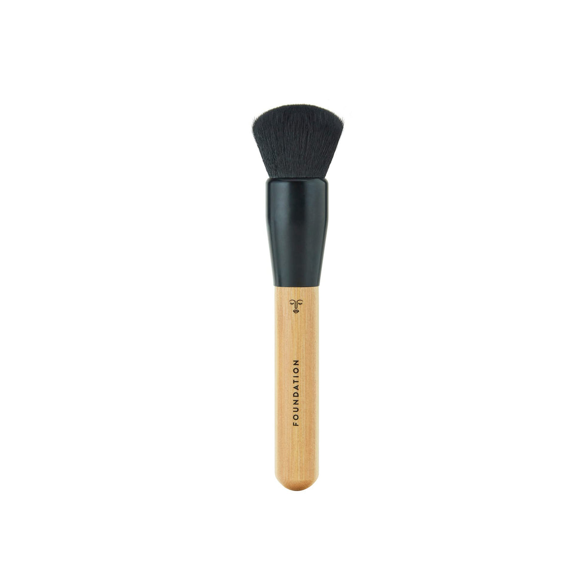 Honest Beauty Foundation Brush | Even Blending for Natural Coverage | Renewable Bamboo, Synthetic Bristles | Cruelty Free