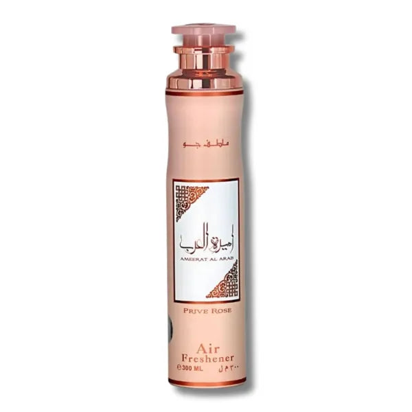 Lattafa Asdaaf Ameerat Al Arab Prive Rose, Fruity, Floral, Musky, Amber Air Freshener Spray - 10.1 Ounce