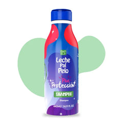 Leche Pal Pelo Protection Plus - Shampoo Made without Sulfates for Color-Treated Hair - Gentle Cleansing with Rice, Quinoa Protein - 14.9 oz