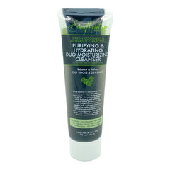 SHEA MOISTURE Green Coconut & Activated Charcoal Purifying & Hydrating Duo Moisturizing Cleanser Shampoo
