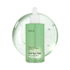AVCA Cica Tea Tree Calming Serum 100ml (3.38 fl. oz) – Soothing for Redness & Sensitive, Blemish-Prone Skin, Oil Control K-Beauty