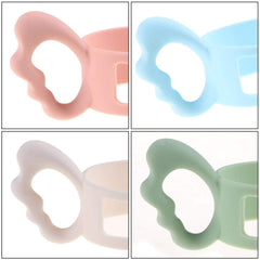 Yiphates 4Pcs Baby Bottles Handles Classic Feeding Bottle Easy Carry Handles Suitable for Diameter Greater Than 6cm/2.3inch