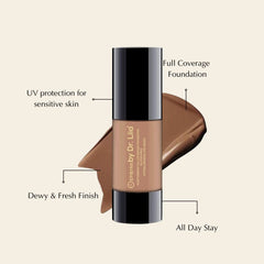 EpiLynx by Dr. Liia Allergen-Free Moisturizing Full Coverage Foundation I Formulated to Protect and Hydrate I Vegan
