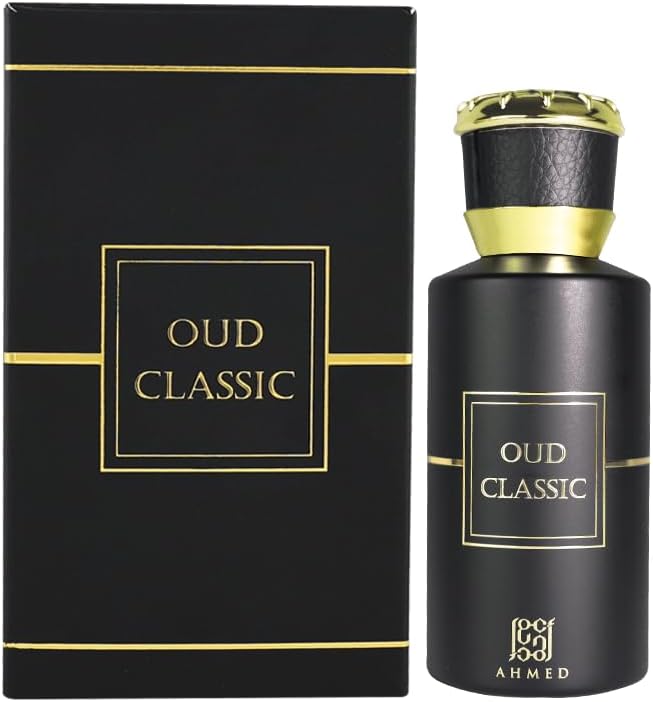 Ahmed Al Maghribi Oud Classic EDP 50ML | Fresh Citrusy | Spicy Floral | White flowers | Cambodian oud | For men | For Women | Unisex | Long Lasting | Perfumes