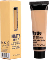 All Skin Types Sun Block Cream，Smooth Makeup Base Face Liquid Foundation Matte Wear Concealer Matte Made Liquid Foundation (BEIGE 6)