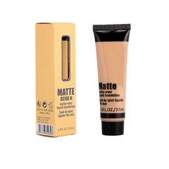 All Skin Types Sun Block Cream，Smooth Makeup Base Face Liquid Foundation Matte Wear Concealer Matte Made Liquid Foundation (BEIGE 6)