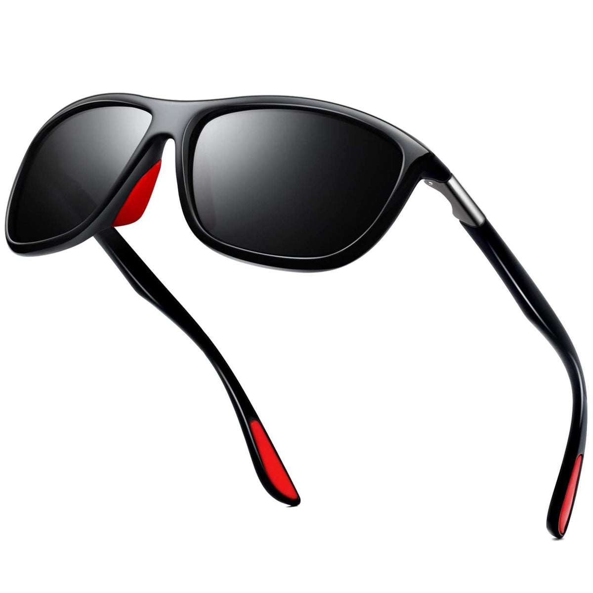 KANASTAL Polarized Sports Sunglasses for Men Women, Classic Square Sun Glasses Driving Cycling Outdoor Lightweight Shades for Womens 100% UV400 Protection