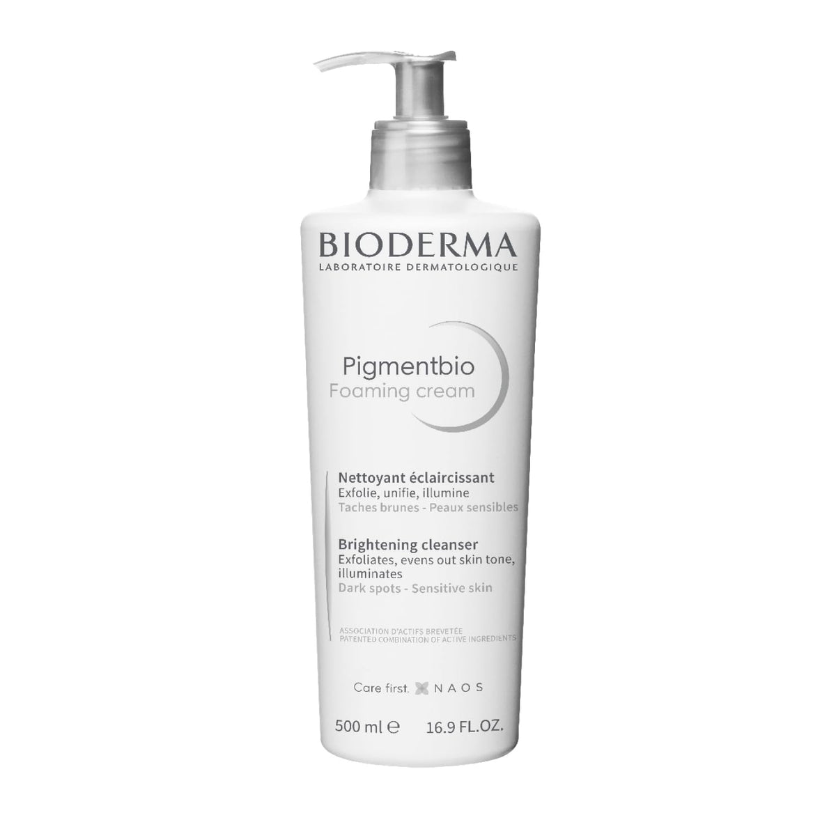 Bioderma Pigmentbio Foaming Cream Brightening Exfoliating Cleanser - 500 Ml