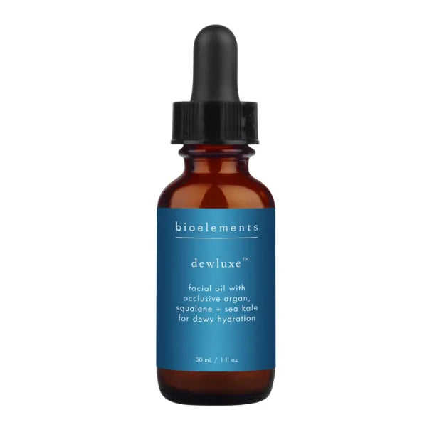 Bioelements Dewluxe Lightweight Face Oil, Hydrates Skin & Diminishes Fine Lines For Combination & Dry Skin, Vegan, Gluten Free, Never Tested on Animals - 1 fl oz