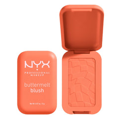 NYX Professional Makeup Buttermelt Blush, Powder Blush, up to 12 H Wear, Fade & Transfer Resistant, Sooner The Butta.