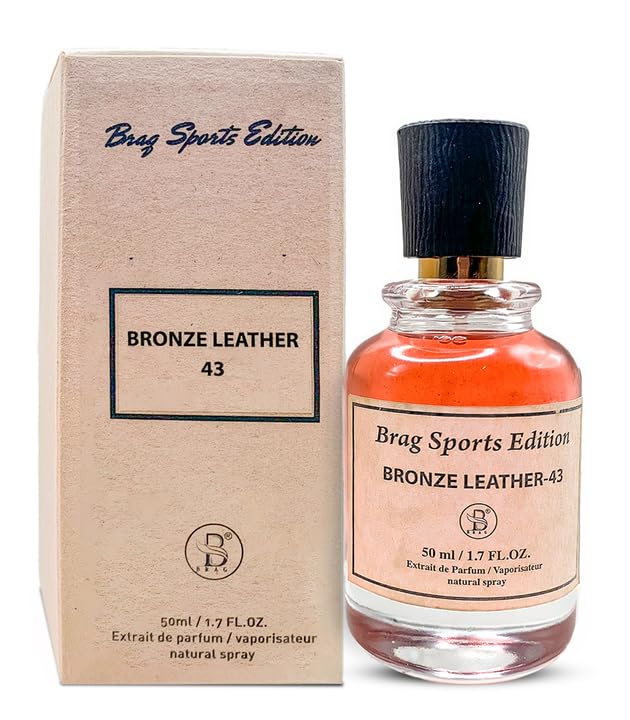 B Brag Sport Bronze Leather 50ml Extrait De Parfum for Men | Best Long-Lasting Men’s Fragrances | Perfect for Every Special Occasion | Arabic Perfumes for Men | عطور للرجال | عطر