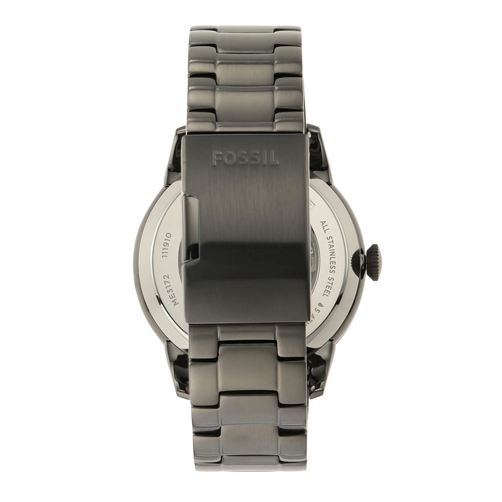 Fossil Men's Townsman Stainless Steel Mechanical Automatic Watch - Smoke