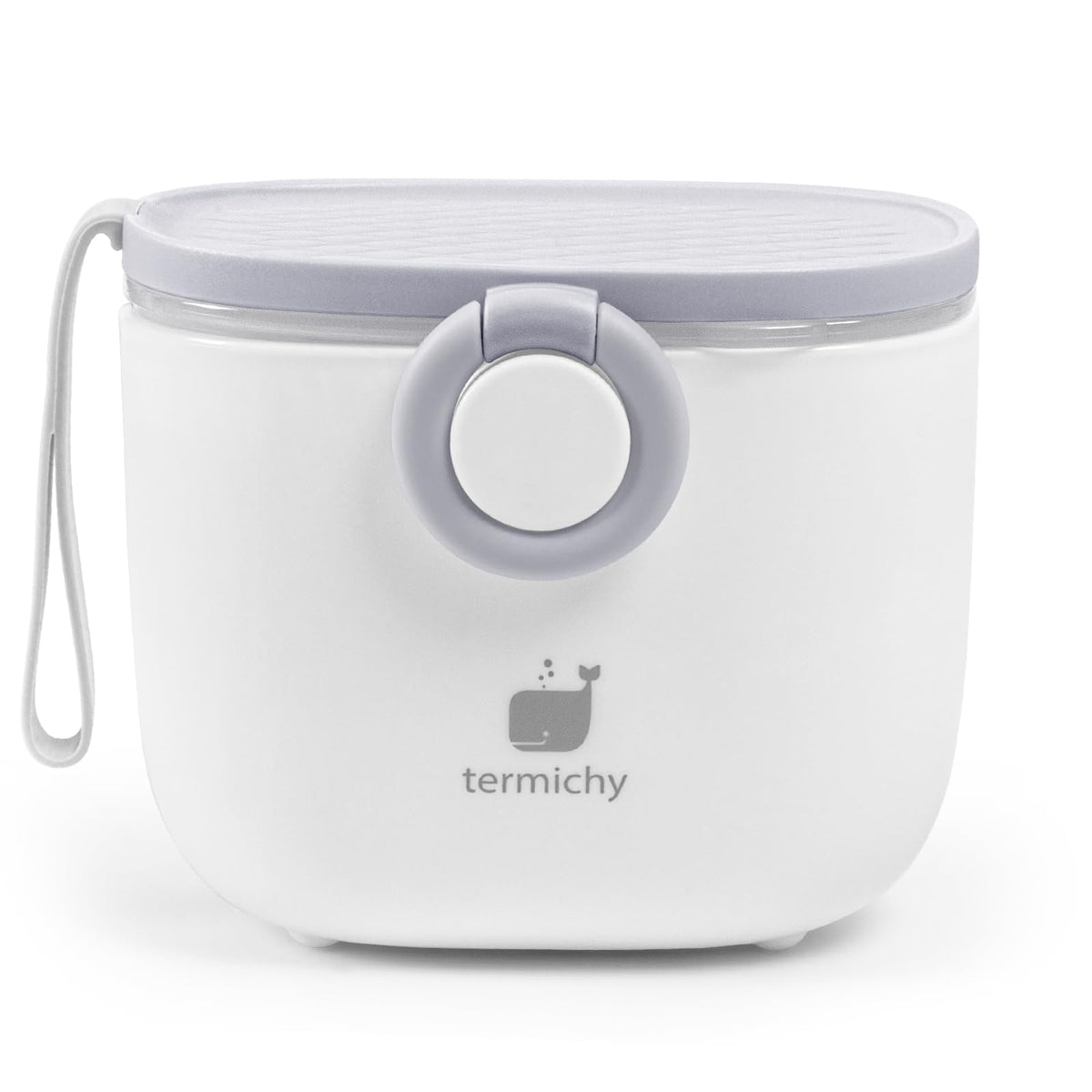 Termichy Baby Formula Dispenser, Portable Formula Dispenser Container with Scoop and Carry Handle for Travel Outdoor Activities for Baby Infant, 8.8OZ, 0.55LB, 250g (Grey,1 Pack)