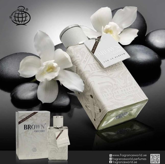 Fragrance World Brown orchid blanc edition Eau De Perfume set with deo free 80ml