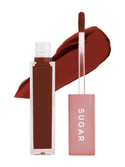 SUGAR Cosmetics - Mettle - Liquid Lipstick - 11 Rigel (Rusty Orange) - 7 gms - Creamy, Lightweight Lipstick, Lasts Up to 14 hours