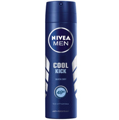 NIVEA MEN Deodorant Spray for Men, Cool Kick Fresh Scent, 150ml