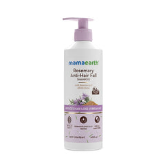 Mamaearth Rosemary Anti-Hair Fall Shampoo With Rosemary & Methi Dana For Reducing Hair Loss & Breakage-400 Grams Up To 94% Stronger Hair* Up To 93% Less Hair Fall For Men&Women