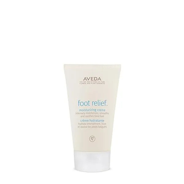 Aveda Foot Relief Moisturizing Creme Exfoliates, Softens & Smooths Dry Feet with Jojoba, Peppermint, Tea Tree, Castor Oils, 4.2 Fl Oz