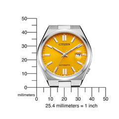 Citizen Herren Analog Automatic Uhr mit Edelstahl ArmbandTsuyosa