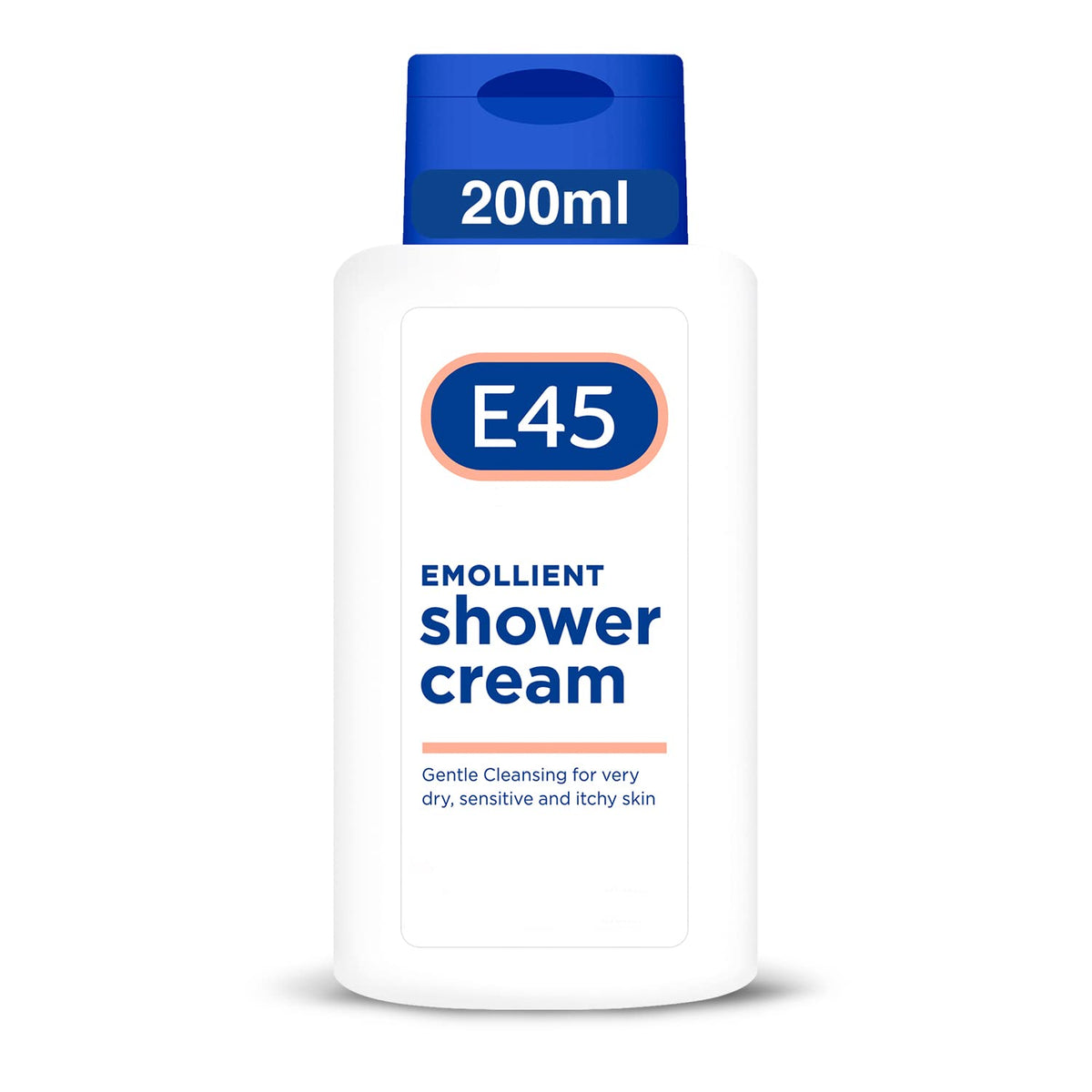 E45 Shower Cream Gentle effective cleansing, fragrance-free body wash - 200ml