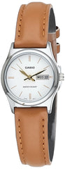 Casio Watch White/Brown