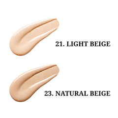 VINNE Korean Cushion Foundation, Lightweight, Essence Makeup Natural and Dewy Finish, 12-Hour Lasting Effect, 0.42 Oz- #21 Light Beige (Refill Not Included)