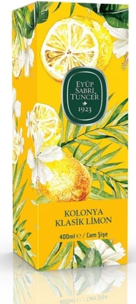 Eyup Sabri Tuncer-EST1923-Eau De Cologne Series (Classic Lemon, 400ml Glass Bottle)