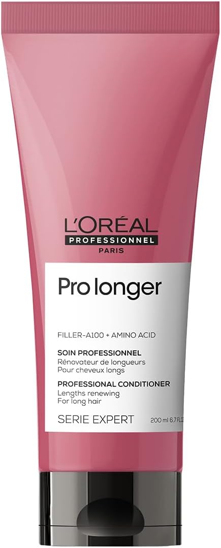 L’Oréal Professionnel | Pro Longer Conditioner | Reduces Breakage & Appearance of Split Ends | With Filler-A100 and Amino Acid | For Long Hair with Thinned Ends | SERIE EXPERT | 200 ml